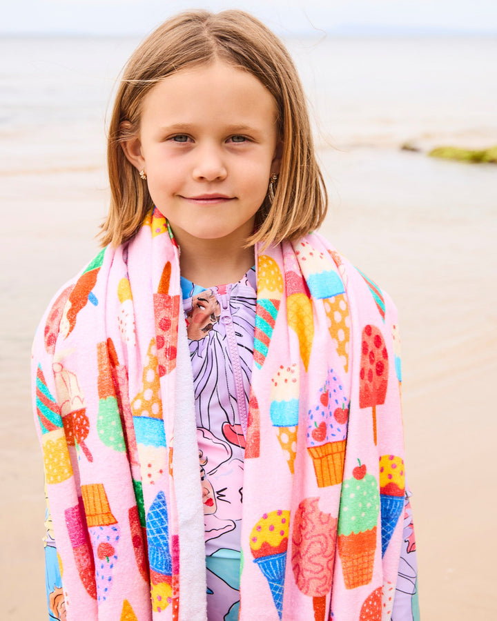 Kip & Co Gelato Printed Terry Beach Towel