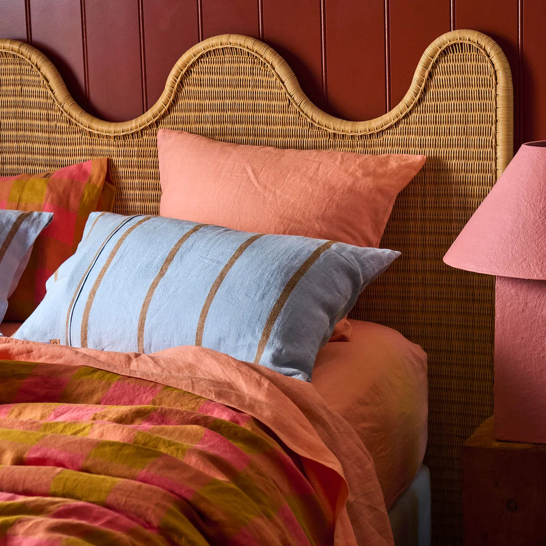 Kip & Co Como Stripe Linen Pillowcases