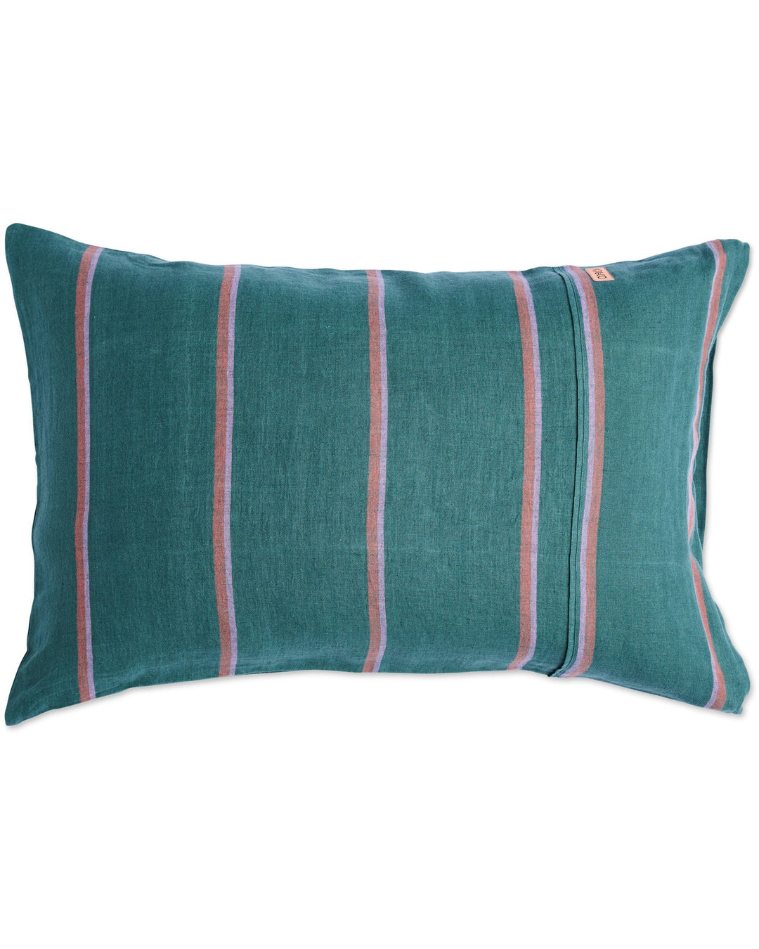 Kip & Co Wakame Crush Stripe Linen Pillowcases