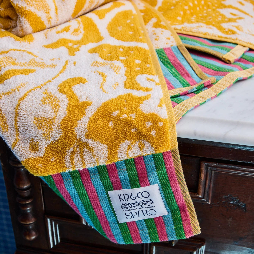 Kip & Co x Anna Spiro Elsternwig Fig Terry Bath Sheet