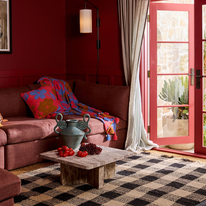 Kip & Co Flora Woven Throw