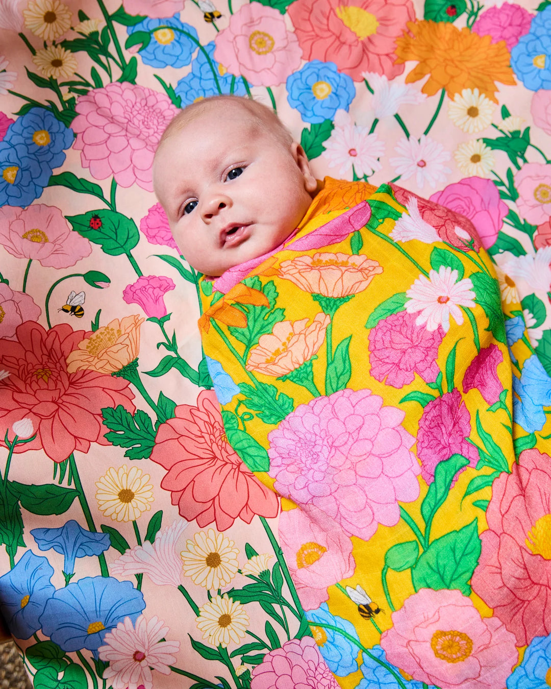 Kip & Co Follow The Sun Yellow Bamboo Swaddle