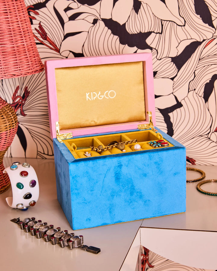 Kip & Co Precious Velvet Jewellery Box Large