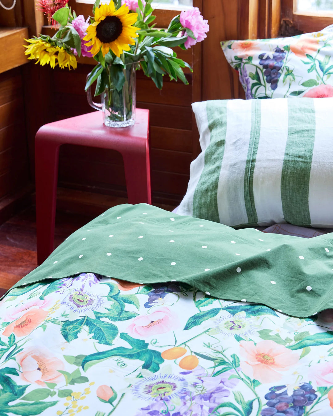 Kip & Co Spring In The Air Organic Cotton Quilt Cover
