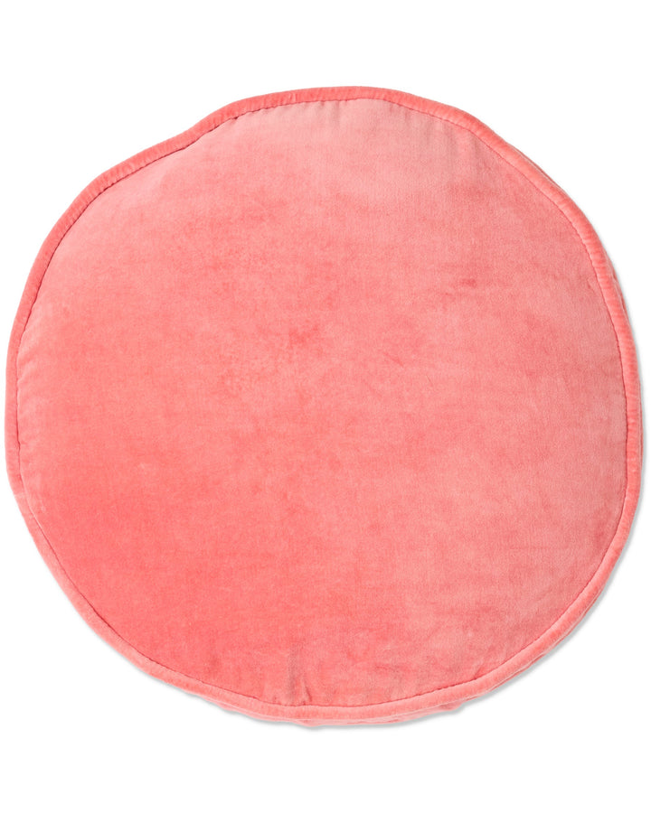Kip & Co Peach Blossom Velvet Pea Cushion