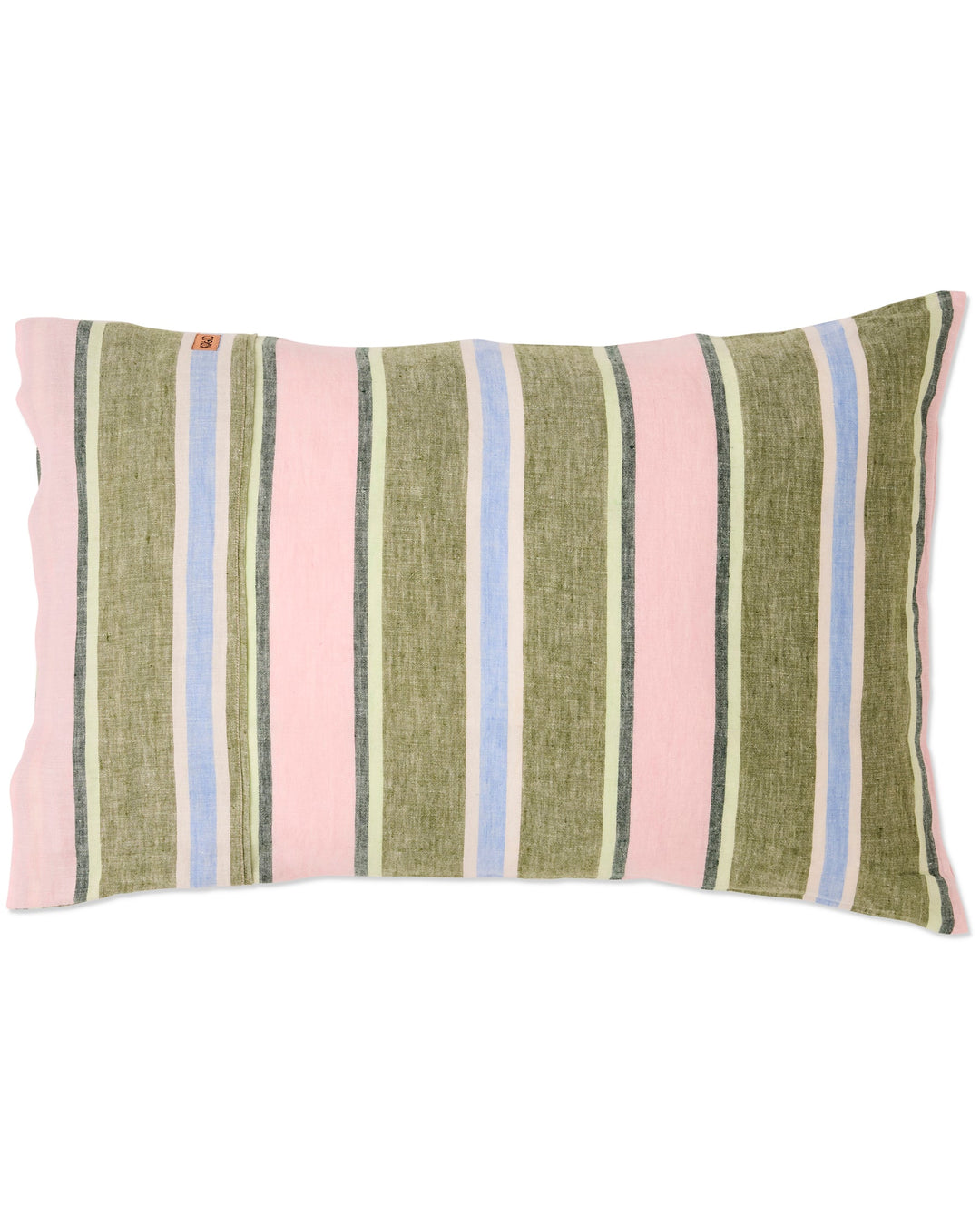 Kip & Co Cactus Stripe Linen Pillowcases