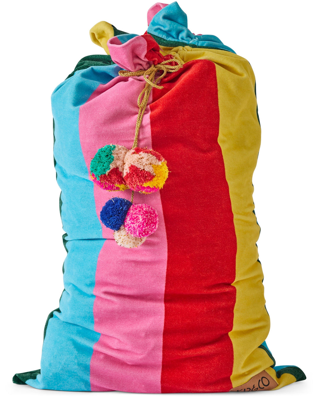 Kip & Co Rainbow Joy Velvet Santa Sack