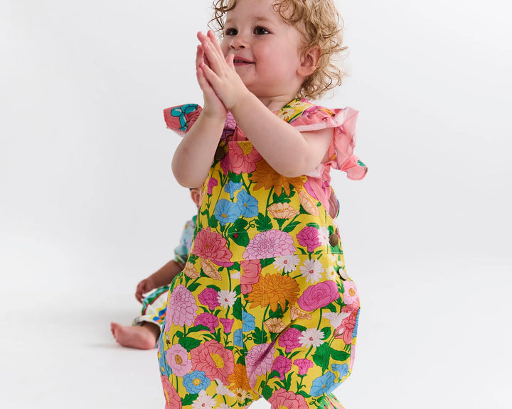 Kip & Co Follow The Sun Baby Cotton Drill Overalls