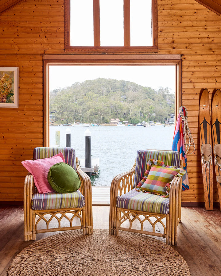 Kip & Co Sunset Delight Woven Cushion