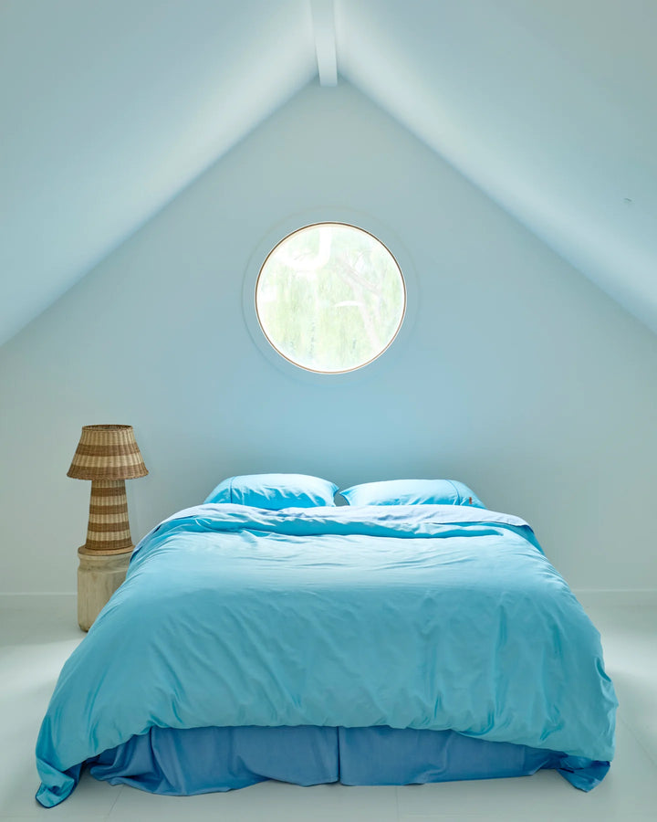Kip & Co Glow In Blue Bamboo Cotton Pillowcases