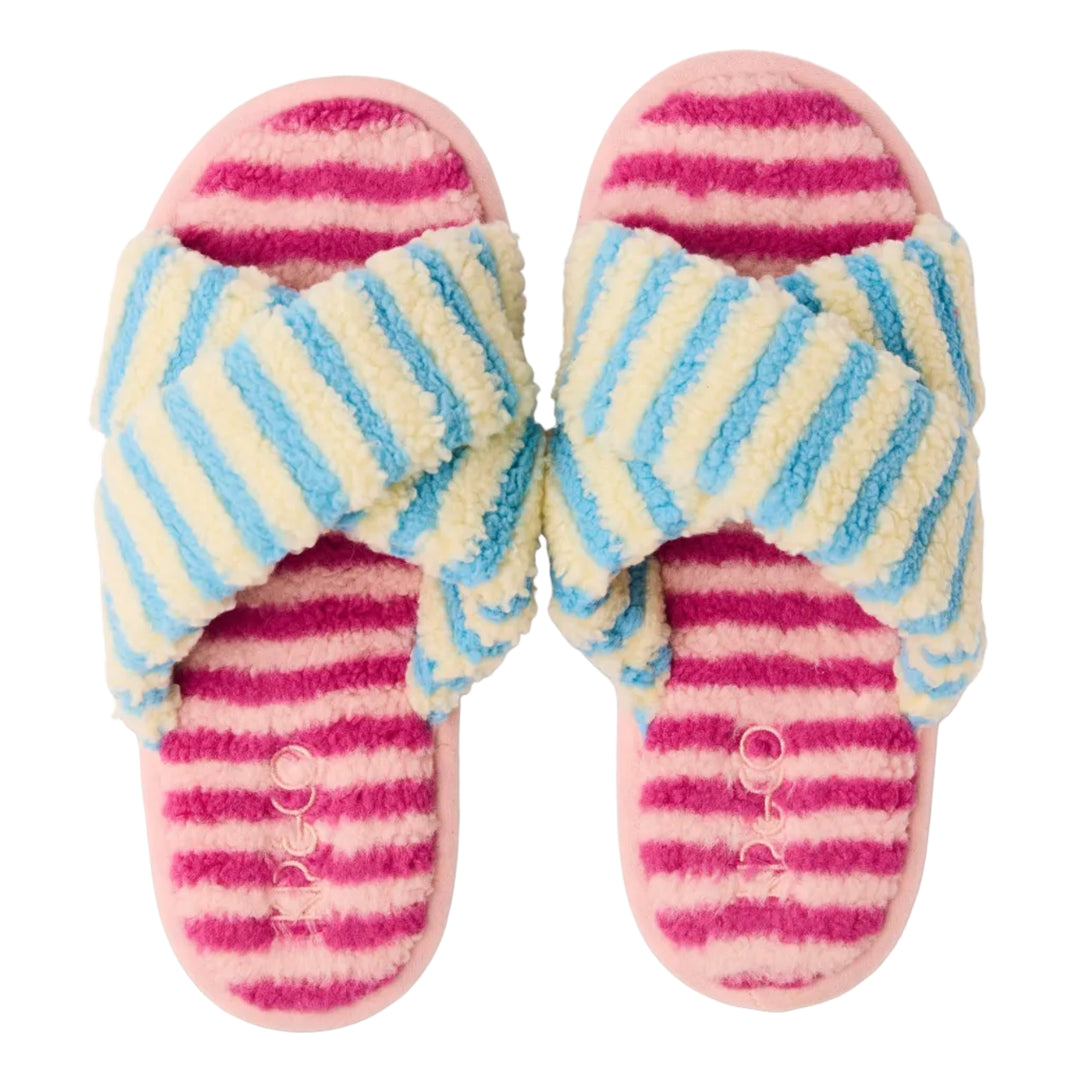 Kip & Co Sunny Granita Sherpa Adult Slippers