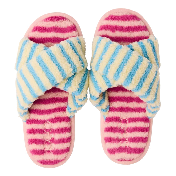 Kip & Co Sunny Granita Sherpa Adult Slippers