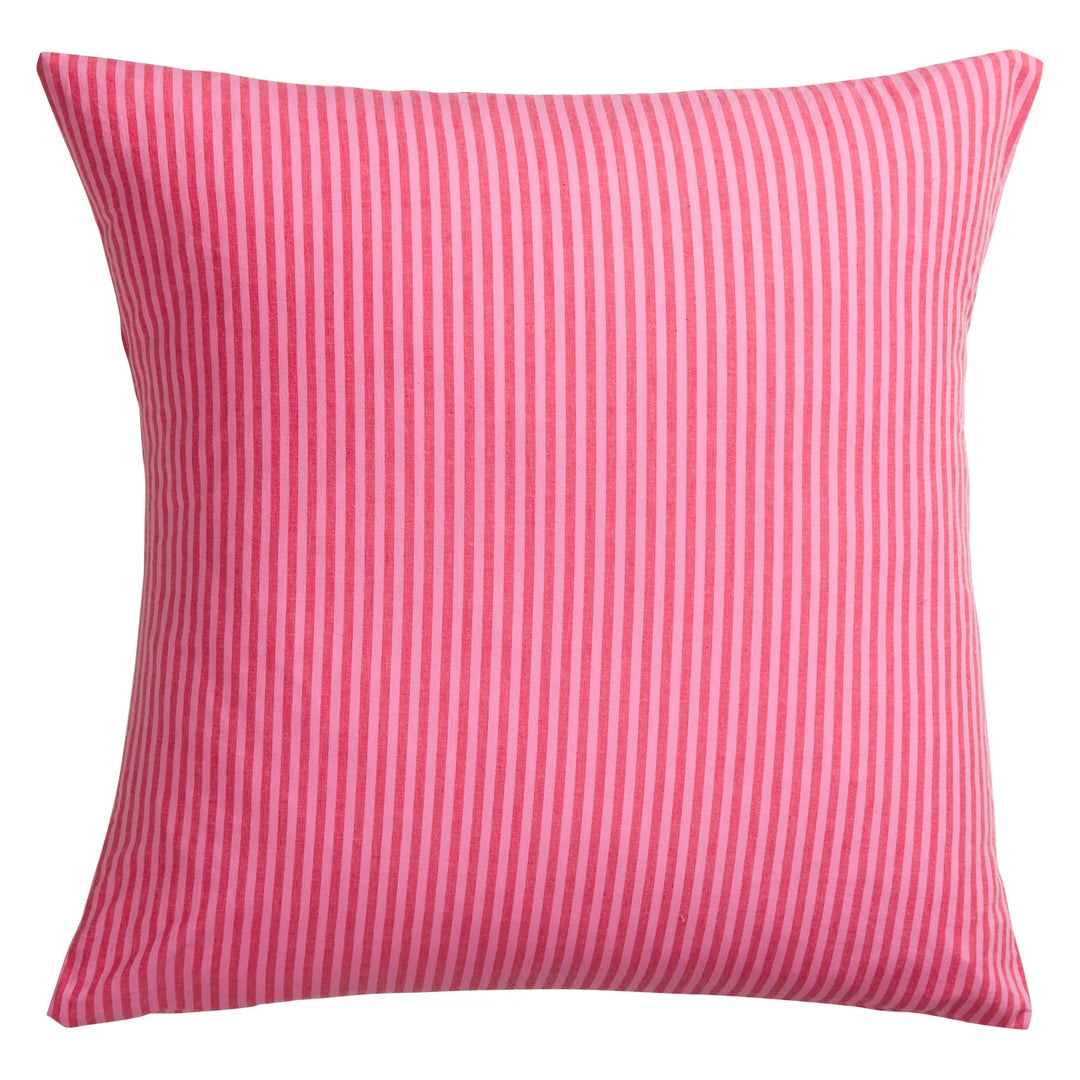 Sage x Clare Cordell Cotton Euro Pillowcase Set - Scarlet