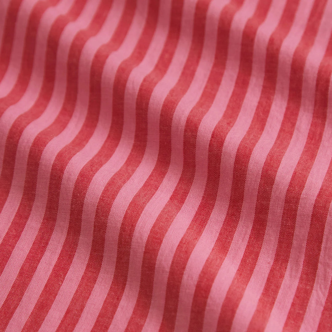 Sage x Clare Cordell Cotton Euro Pillowcase Set - Scarlet