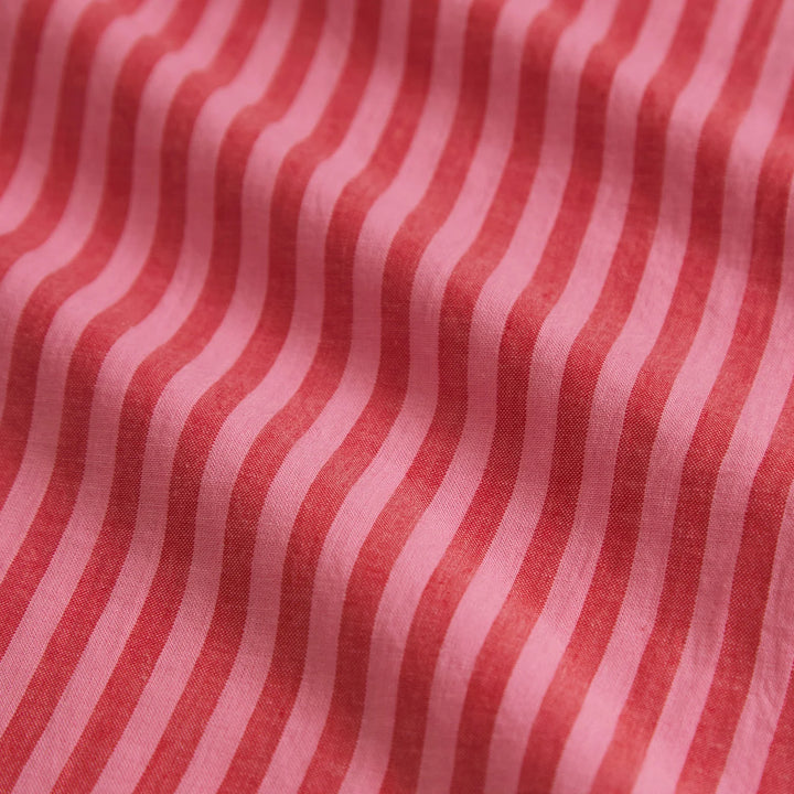 Sage x Clare Cordell Cotton Euro Pillowcase Set - Scarlet