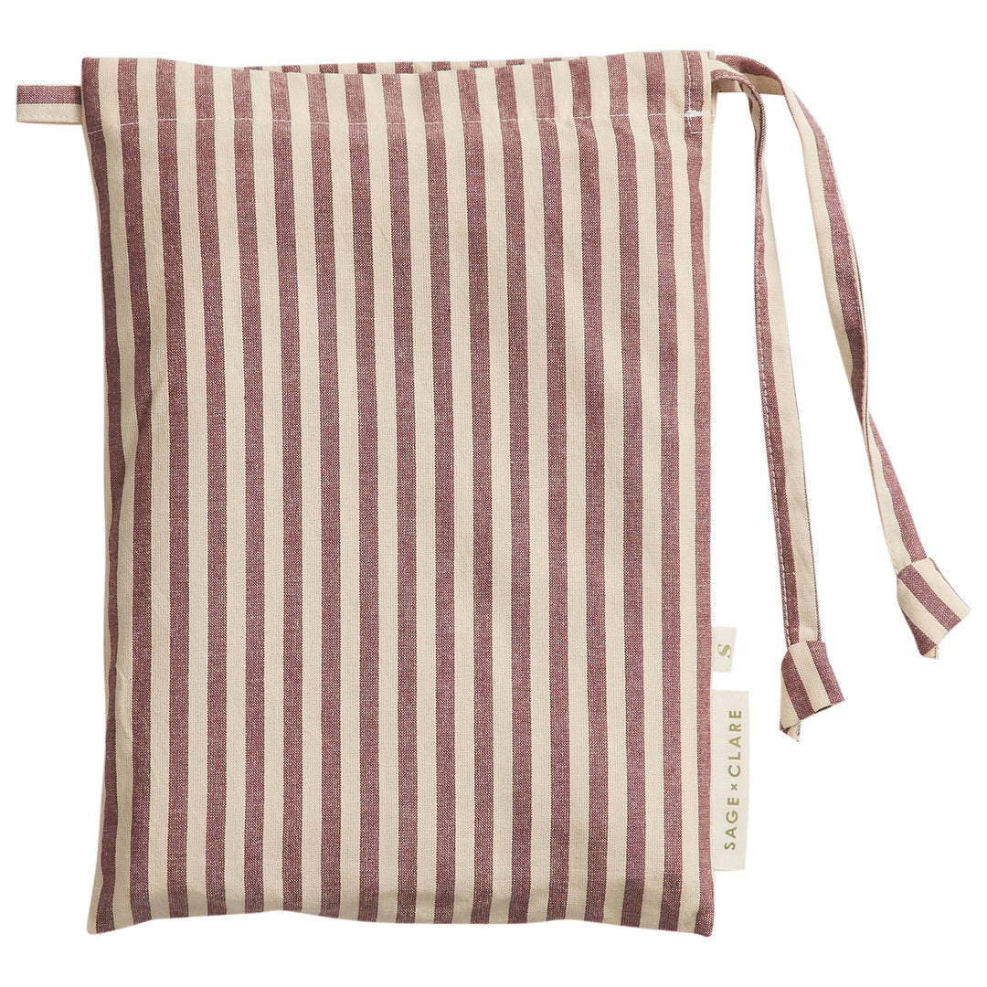 Sage x Clare Cordell Cotton Pillowcase Set - Rosewood