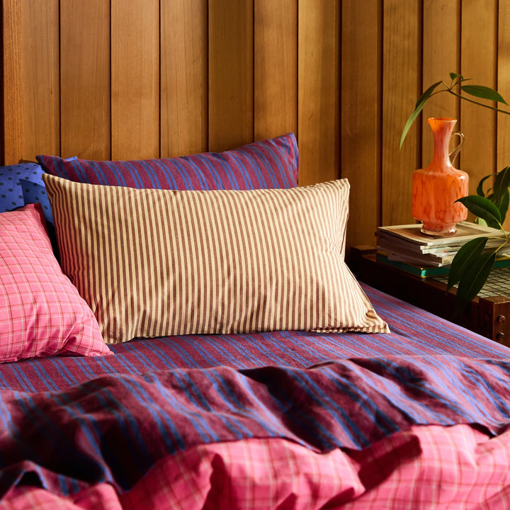 Sage x Clare Nadine Linen Fitted Sheet - Burnt Sienna