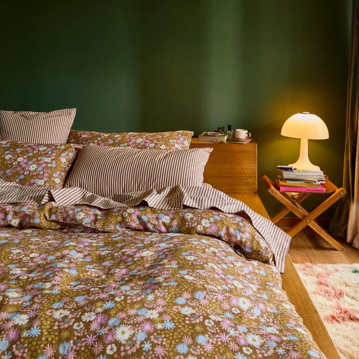 Sage x Clare Cordell Cotton Pillowcase Set - Rosewood