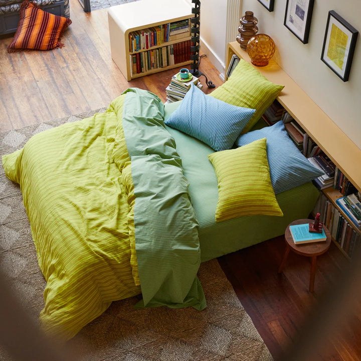 Sage x Clare Cordell Cotton Pillowcase Set - Capri