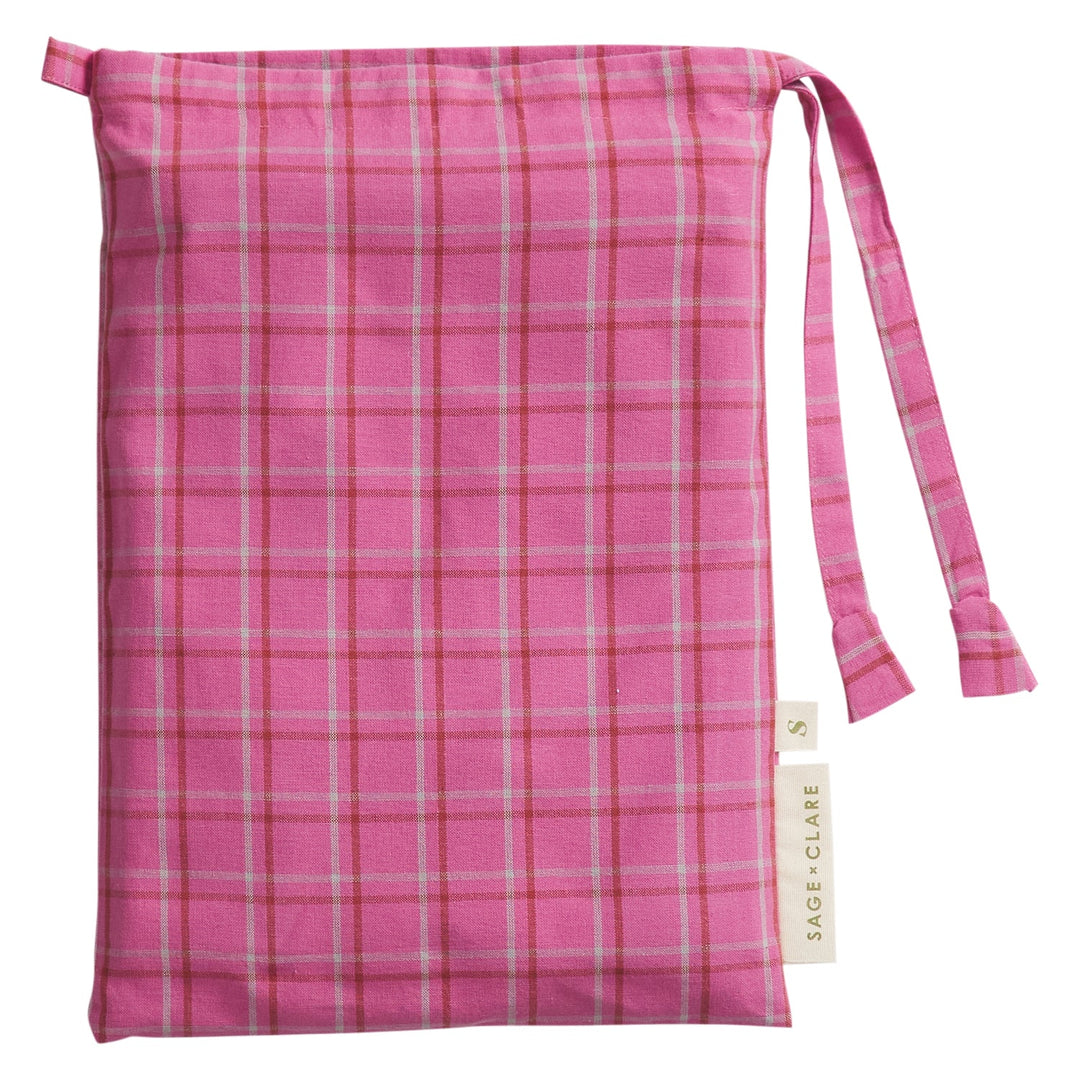 Sage x Clare Cosmin Cotton Pillowcase Set - Pansy