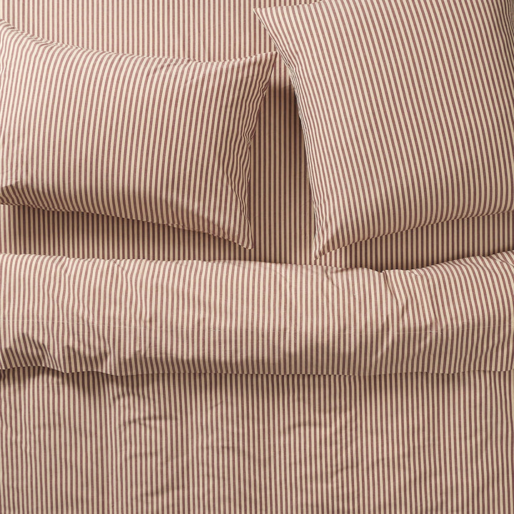 Sage x Clare Cordell Cotton Fitted Sheet - Rosewood