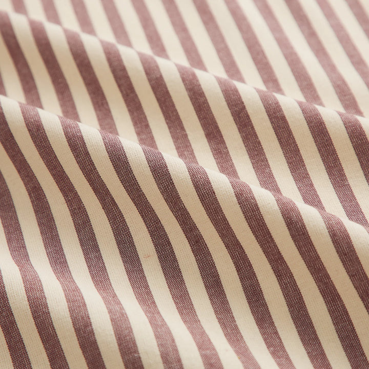 Sage x Clare Cordell Cotton Fitted Sheet - Rosewood