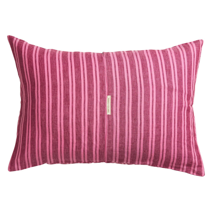 Sage x Clare Nadine Linen Pillowcase Set - Mahogany