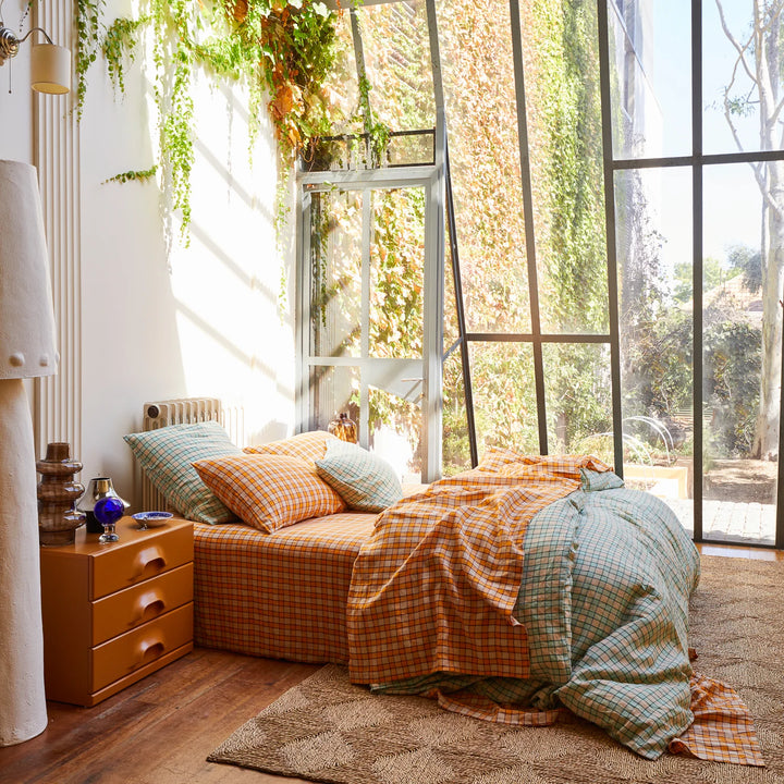 Sage x Clare Marquis Linen Pillowcase Set - Kent