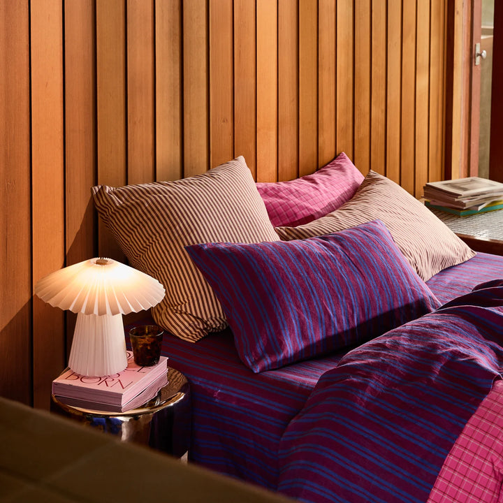 Sage x Clare Nadine Linen Pillowcase Set - Burnt Sienna