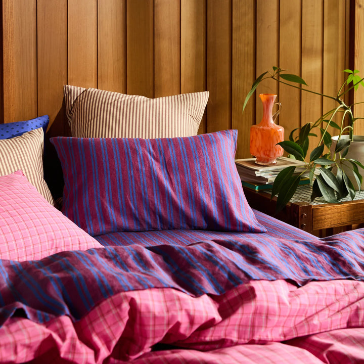Sage x Clare Nadine Linen Pillowcase Set - Burnt Sienna