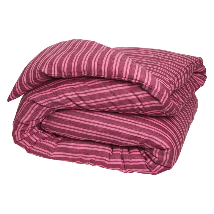Sage x Clare Nadine Linen Quilt Cover- Mahogany