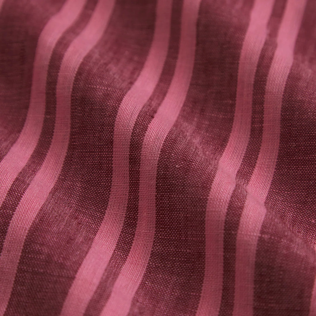Sage x Clare Nadine Linen Quilt Cover- Mahogany