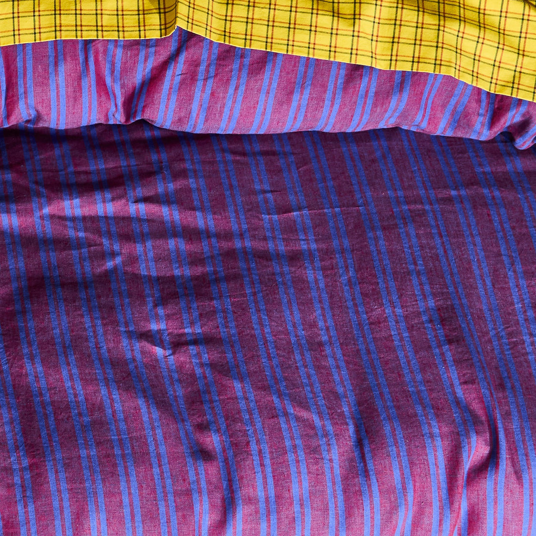 Sage x Clare Nadine Linen Quilt Cover - Burnt Sienna
