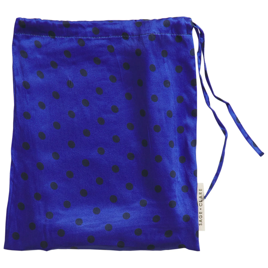 Sage x Clare Paige Silk Pillowcase - Ultramarine