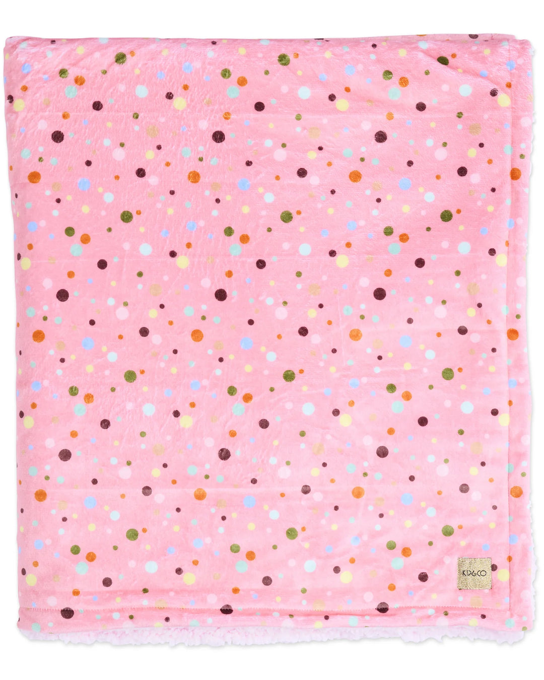 Kip & Co Polkadot Pink Kids Kuddle Blanket