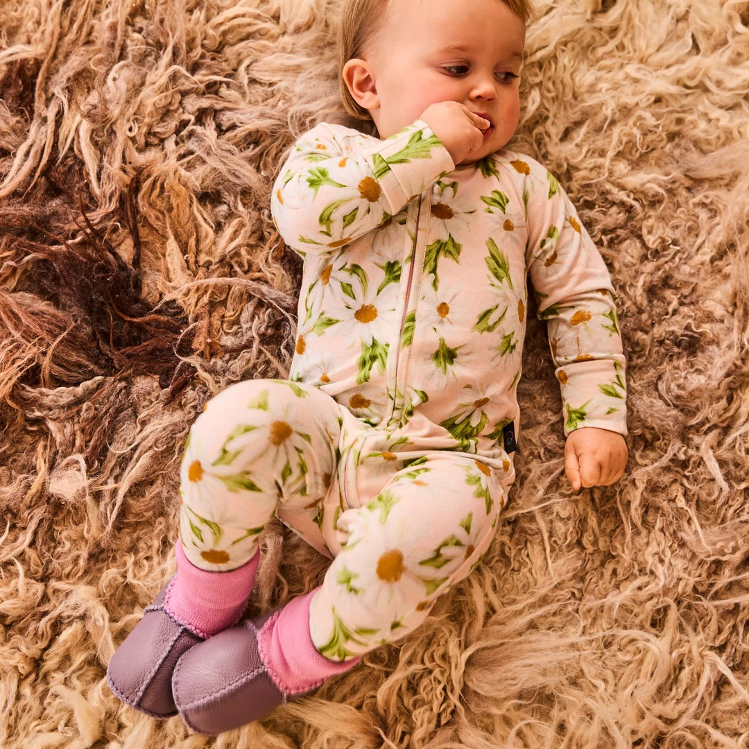 Kip & Co Lilac Baby Booties