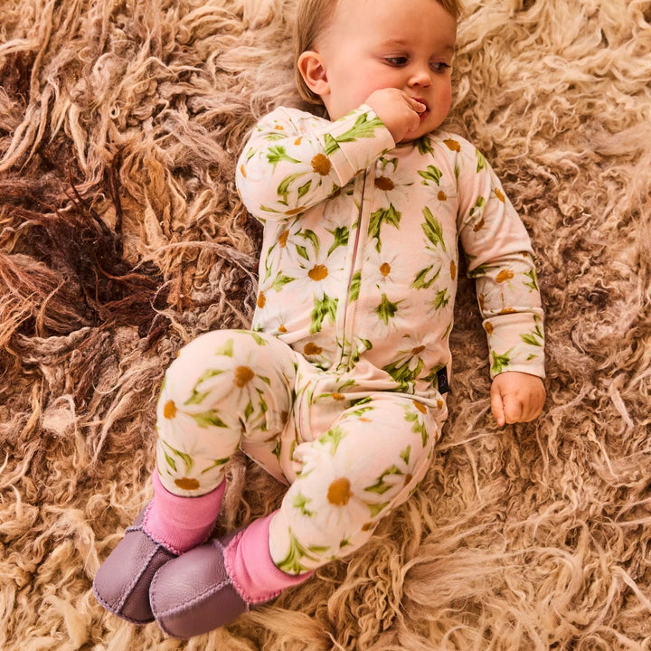 Kip & Co Lilac Baby Booties