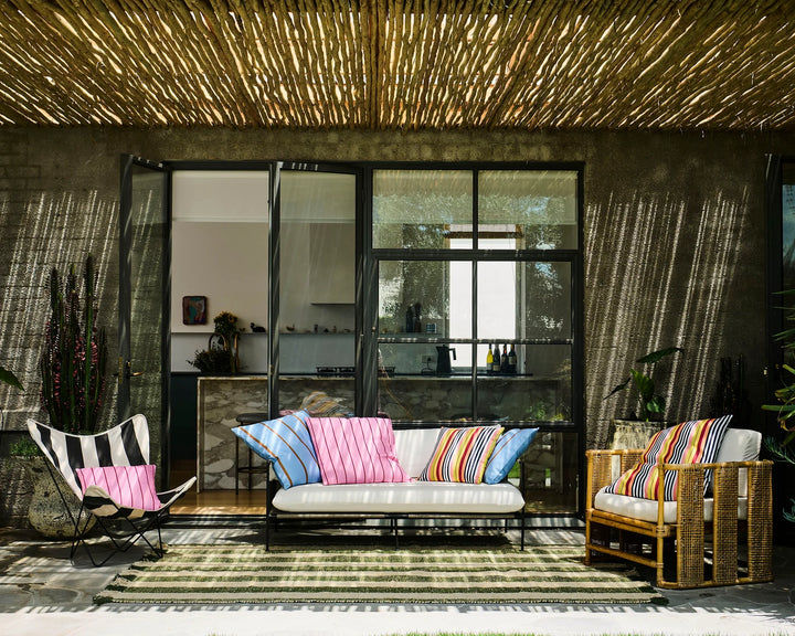 Kip & Co Casablanca Stripe Outdoor Cushion