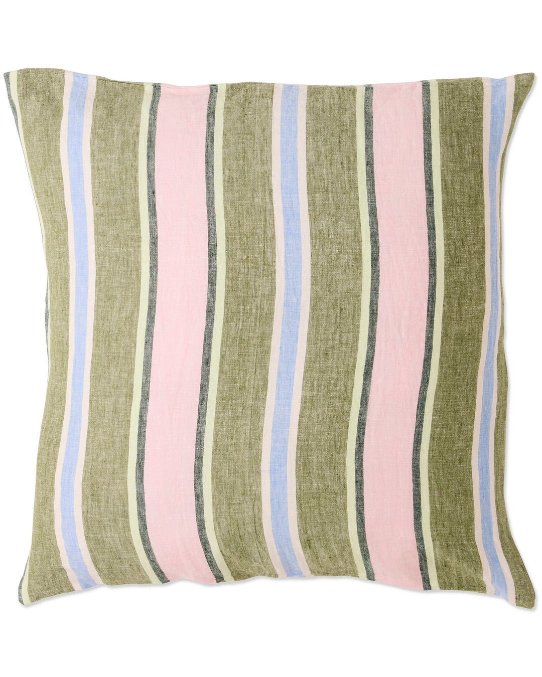 Kip & Co Cactus Stripe Linen European Pillowcases
