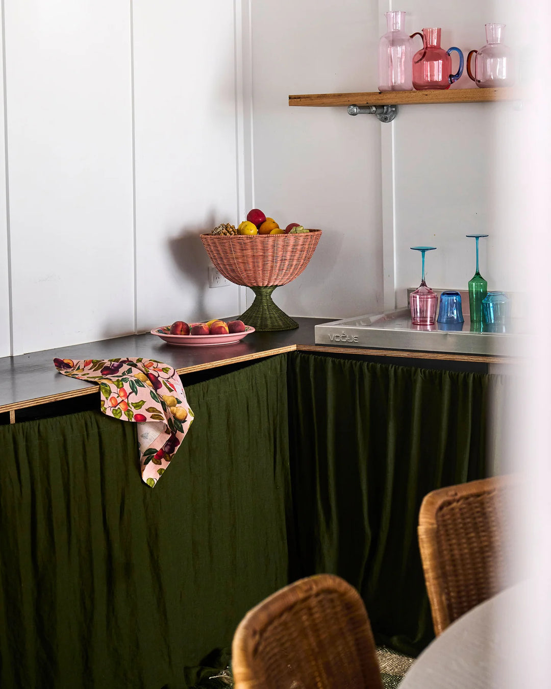 Kip & Co Portofino Rattan Fruit Bowl Stand