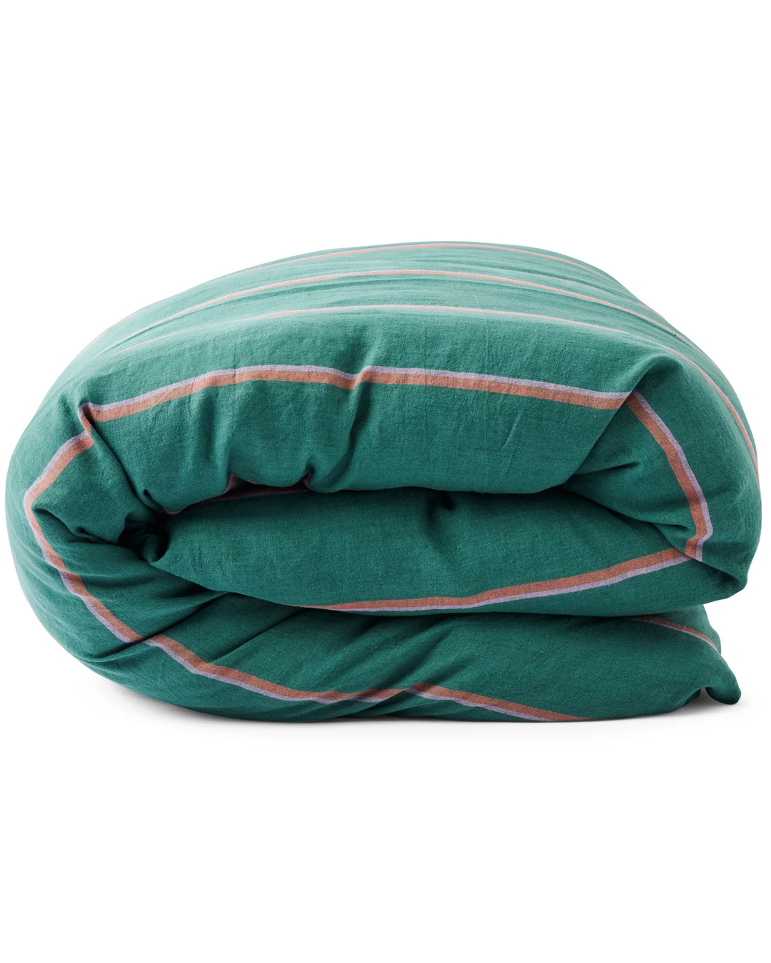 Kip & Co Wakame Crush Stripe Linen Quilt Cover