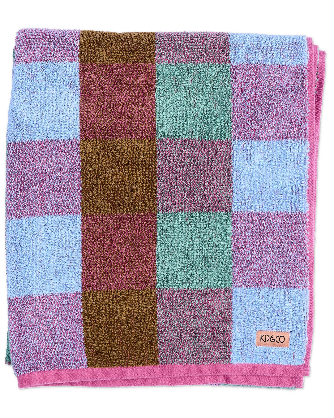 Kip & Co Bondi Tartan Terry Bath Towel
