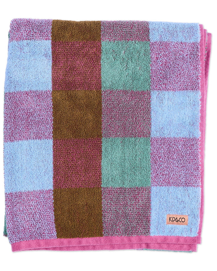 Kip & Co Bondi Tartan Terry Bath Towel