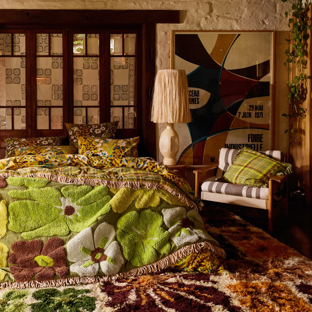 Sage x Clare Jolene Tufted Blanket