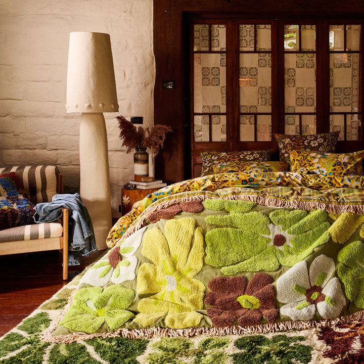 Sage x Clare Jolene Tufted Blanket