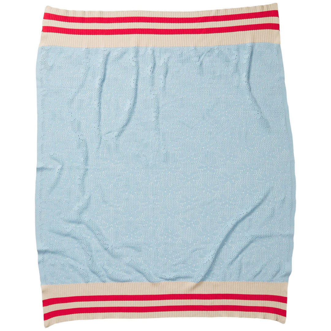 Sage x Clare Tabitha Baby Blanket - Calcite Blue