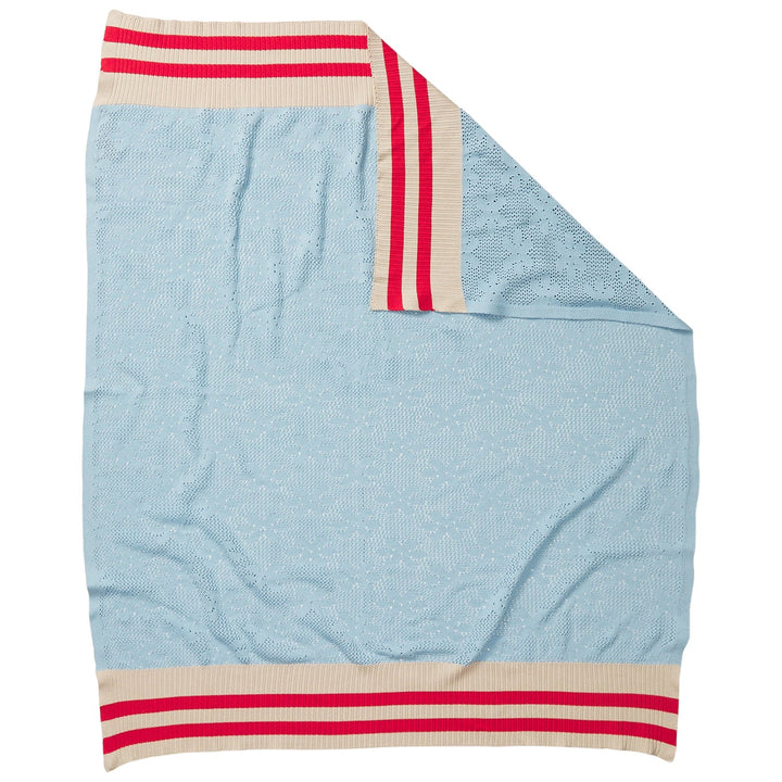 Sage x Clare Tabitha Baby Blanket - Calcite Blue
