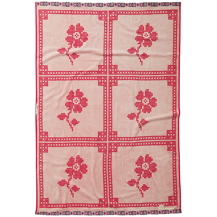 Sage x Clare Bonny Bath Sheet - Poppy