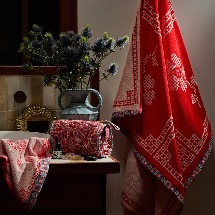 Sage x Clare Bonny Bath Sheet - Poppy