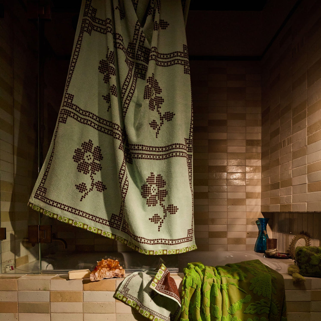 Sage x Clare Bonny Bath Sheet - Fluorite
